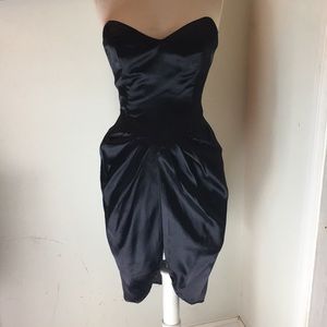 Satin 80’s dress